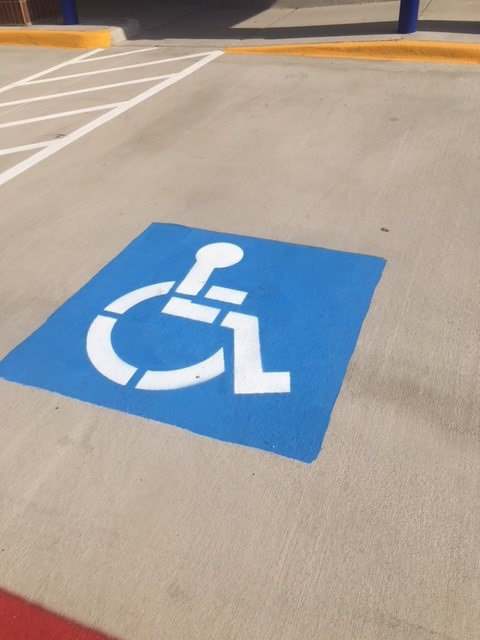 Handicap Stall Striping Columbus, Ohio